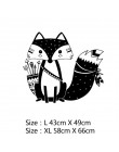 Cartoon Tribal Animals Vinyl naklejka ścienna do dekoracja pokoju dziecięcego Babys dekoracja sypialni naklejki naklejki niedźwi