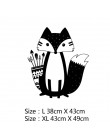 Cartoon Tribal Animals Vinyl naklejka ścienna do dekoracja pokoju dziecięcego Babys dekoracja sypialni naklejki naklejki niedźwi