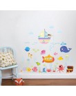 Podwodne ryby ściana bąbelkowa naklejki na pokoje dla dzieci łazienka sypialnia home decor zwierzęta kreskówkowe naklejki ścienn