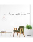 Exquisite home sweet home fraza naklejka ścienna artystyczne naklejki na dekoracja domu naklejki ścienne dekoracja sypialni tape