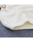 2019 jesienno-zimowy krótki sweter damski dzianinowy swetry z golfem Casual miękki sweter moda z długim rękawem Pull Femme
