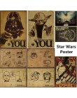 Mieszane zamówienie Vintage klasyczny film gwiezdne wojny darth vader Luke Jedi plakat Cafe Bar Home Decor retro kraft papierowa