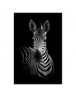 Płótno malowanie zwierzę Wall Art Lion Elephant Deer Zebra plakaty i druki zdjęcia ścienny do dekoracji salonu Home Decor