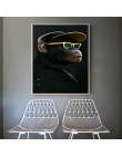 Plakaty ścienne do domu biura pokoju salonu holu z motywami małp awangardowe nowoczesne