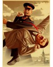 Stalin zsrr CCCP plakat retro dobrej jakości drukowane ściany retro plakaty dla domu Bar Cafe naklejka ścienna do pokoju