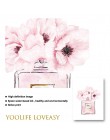 Modna książka perfumy butelka plakaty obraz ścienny na płótnie kwiaty akwarele Vogue zdjęcia drukuje do salonu Home Decor