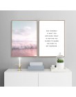 Ocean płótno z krajobrazem plakat styl skandynawski plaża różowy autobus Wall Art obraz z nadrukiem obraz do dekoracji skandynaw