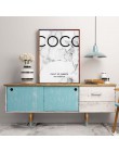 Nowoczesna moda marmur Coco cytaty plakaty i druki czarny biały Vogue zdjęcia na płótnie malarstwo do salonu Home Decor