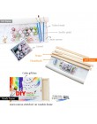 CHENISTORY Bezramowe Odbicie Kot Zwierzęta DIY Malowanie Numerami Nowoczesne Wall Art Canvas Malarstwo Unikalny Prezent Dla Home