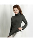 BACHASH 2020 wysokiej jakości moda wiosna jesień zima sweter kobiet wełniany golf swetry moda damska jednolite swetry