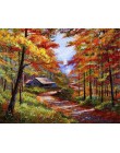 SDOYUNO malowanie numerami 40x50cm bezramowe malowanie numerami natura krajobraz na płótnie zdjęcia numerami dekoracje do domu D