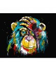 GATYZTORY Bezramowa Pawian Zwierząt DIY Malowanie Przez Numer Wall Art Obraz Farby Przez Numer Płótnie Malarstwo Na Wystrój Domu