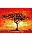 CHENISTORY zachód słońca słonie zwierzęta ręcznie malowany obrazek według numerów Modern Wall Art ręcznie malowany akrylowy obra