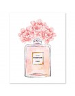 Styl skandynawski moda Wall Art perfumy kosmetyki nowoczesne obrazy ścienne kobieta dekoracja sypialni obraz makijaż plakat