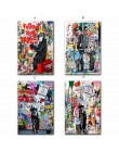 Śledź swoje marzenia ulica ściana graffiti płótno artystyczne obrazy abstrakcyjne Einstein Pop płótno artystyczne wydruki dla dz