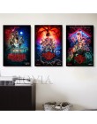 Stranger things plakat sezon 3 2 1 postacie Retro TV film drukuje jedwabny na ścianę sztuka do salonu dekoracja sypialni 40x60 5