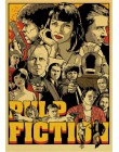 Plakat w stylu vintage klasyczny film pulp fiction/kill bill/fight club plakat retro kraft papierowe plakaty dekoracyjne artysty