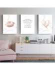 W marmurowym stylu plakaty i druki plakat skandynawski malarstwo abstrakcyjne ściana artystyczna litera Quadro zdjęcia ścienny d