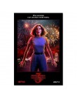 Stranger things plakat sezon 3 2 1 postacie Retro TV film drukuje jedwabny na ścianę sztuka do salonu dekoracja sypialni 40x60 5