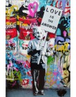 Śledź swoje marzenia ulica ściana graffiti płótno artystyczne obrazy abstrakcyjne Einstein Pop płótno artystyczne wydruki dla dz