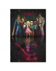 Stranger things plakat sezon 3 2 1 postacie Retro TV film drukuje jedwabny na ścianę sztuka do salonu dekoracja sypialni 40x60 5