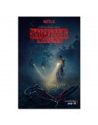 Stranger things plakat sezon 3 2 1 postacie Retro TV film drukuje jedwabny na ścianę sztuka do salonu dekoracja sypialni 40x60 5
