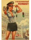 Nowa II wojna światowa Sexy pin up Girl Vintege plakat Home naklejka ścienna do pokoju papier pakowy plakaty i druki dekoracje n