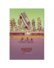 Stranger things plakat sezon 3 2 1 postacie Retro TV film drukuje jedwabny na ścianę sztuka do salonu dekoracja sypialni 40x60 5