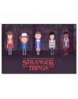 Stranger things plakat sezon 3 2 1 postacie Retro TV film drukuje jedwabny na ścianę sztuka do salonu dekoracja sypialni 40x60 5