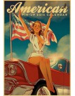 Nowa II wojna światowa Sexy pin up Girl Vintege plakat Home naklejka ścienna do pokoju papier pakowy plakaty i druki dekoracje n