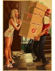 Nowa II wojna światowa Sexy pin up Girl Vintege plakat Home naklejka ścienna do pokoju papier pakowy plakaty i druki dekoracje n