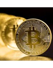1 sztuk kreatywny pamiątka pozłacane Bitcoin moneta kolekcjonerska wielki prezent Bit moneta kolekcja sztuki fizyczna złota pami