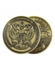 Rosyjski milion rubel pamiątkowa moneta odznaka dwustronne tłoczone Plated monety kolekcje Art pamiątkowe prezenty dla przyjació