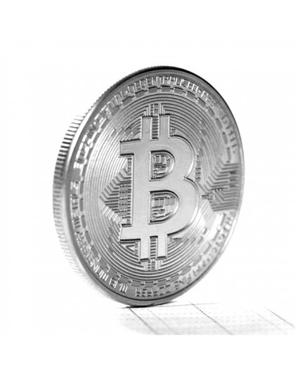 1 sztuk kreatywny pamiątka pozłacane Bitcoin moneta kolekcjonerska wielki prezent Bit moneta kolekcja sztuki fizyczna złota pami