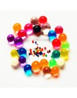 100 sztuk Pearl kształt miękki kryształ wodne kuleczki do gleby błoto rosną magiczne kulki żelowe ślub ozdoba domu roślin pielęg