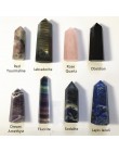 24 kamień punkt wieża Wicca uzdrawiający kryształ sześciokąt naturalne minerały magiczna różdżka Home Decor Geode ametyst Rose Q