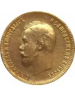 24-K pozłacane 1901 rosja 10 rubli złota moneta kopia