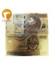 1pc 500 PLN czystego złota folia banknot polska pamiątkowe banknoty Drop Shipping