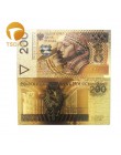1pc 500 PLN czystego złota folia banknot polska pamiątkowe banknoty Drop Shipping