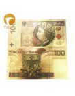 1pc 500 PLN czystego złota folia banknot polska pamiątkowe banknoty Drop Shipping