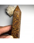 24 kamień punkt wieża Wicca uzdrawiający kryształ sześciokąt naturalne minerały magiczna różdżka Home Decor Geode ametyst Rose Q