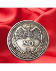 Tak lub nie czaszka pamiątkowa moneta pamiątkowe wyzwanie monety kolekcjonerskie kolekcja rzemiosło artystyczne