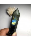 24 kamień punkt wieża Wicca uzdrawiający kryształ sześciokąt naturalne minerały magiczna różdżka Home Decor Geode ametyst Rose Q