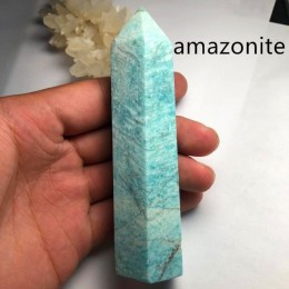 24 kamień punkt wieża Wicca uzdrawiający kryształ sześciokąt naturalne minerały magiczna różdżka Home Decor Geode ametyst Rose Q
