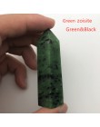 24 kamień punkt wieża Wicca uzdrawiający kryształ sześciokąt naturalne minerały magiczna różdżka Home Decor Geode ametyst Rose Q
