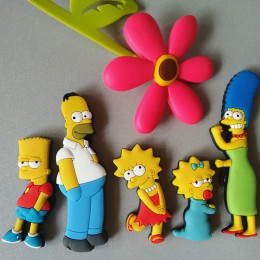 Homer Simpson cartoon kreatywny magnes na lodówkę wczesna edukacja ozdoba na lodówkę naklejka home decor
