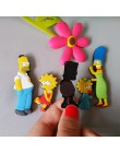 Homer Simpson cartoon kreatywny magnes na lodówkę wczesna edukacja ozdoba na lodówkę naklejka home decor
