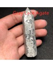 24 kamień punkt wieża Wicca uzdrawiający kryształ sześciokąt naturalne minerały magiczna różdżka Home Decor Geode ametyst Rose Q