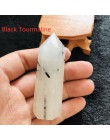 24 kamień punkt wieża Wicca uzdrawiający kryształ sześciokąt naturalne minerały magiczna różdżka Home Decor Geode ametyst Rose Q