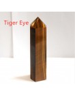 24 kamień punkt wieża Wicca uzdrawiający kryształ sześciokąt naturalne minerały magiczna różdżka Home Decor Geode ametyst Rose Q